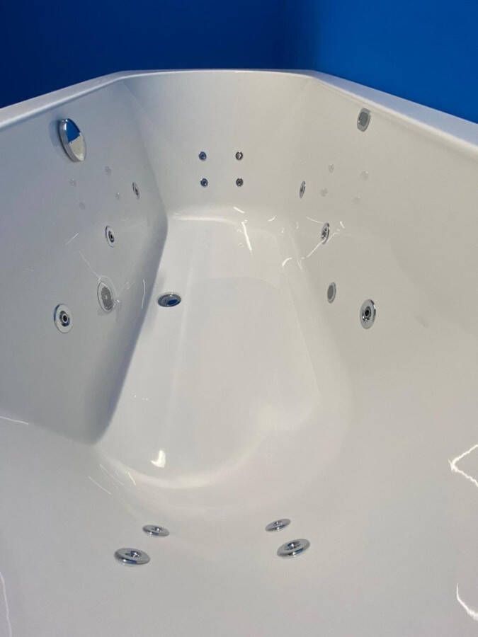 Villeroy & Boch O.Novo bubbelbad met Koller Basic systeem 180x80 wit