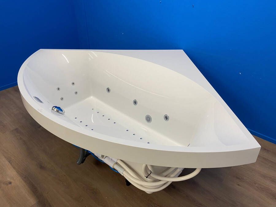Villeroy & Boch Squaro bubbelbad met Advance systeem 145x145 wit