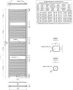 Wiesbaden Elara designradiator 181.7x60 midden onder aansluiting 800watt chroom 41.3547 - Thumbnail 4