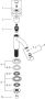 Wiesbaden Fonteinkraan Carine | Opbouw | Koudwater kraan | Standaard model | Cross | Chroom - Thumbnail 3