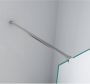 Wiesbaden Graffic inloopdouche 1000 x 2000 x 10 mm nano safety glass folie helder glas chroom 20.3757 - Thumbnail 5