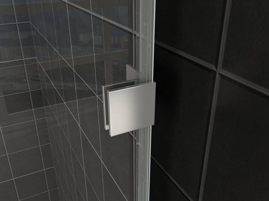 Wiesbaden Less inloopdouche 1200 x 2000 x 8 mm nano helder glas chroom