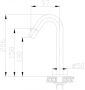 Wiesbaden Fonteinkraan Metro | Opbouw | Koudwater kraan | Standaard model | Rond | Zwart - Thumbnail 3