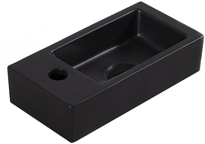 Wiesbaden one pack Mini-Rhea fontein links compleet 36x18 zwart