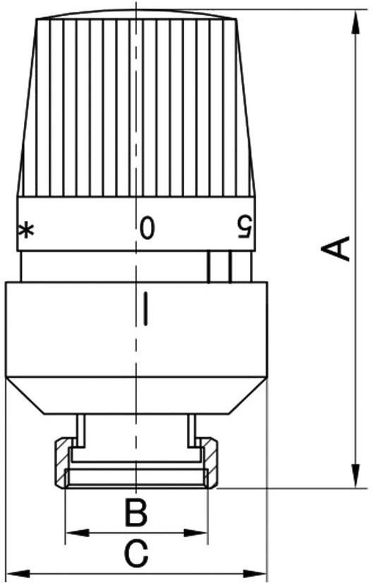 Wiesbaden Riko thermostatisch radiatorventiel haaks 1 2"x1 5 mat zwart
