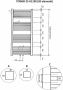 Wiesbaden Designradiator Tower 119x60cm 732 Watt Glans Wit Middenonderaansluiting - Thumbnail 3