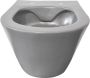 Wiesbaden Toiletpot Hangend Stereo Glans Wit 35.5x53x40cm Wandcloset Keramiek Diepspoel Rimless met Shade Softclose en Quickrelease Toiletzitting - Thumbnail 5