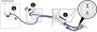 Wiesbaden Luxe losse bidet bedieningsknop koud geschikt voor Luxe rimless wandcloset met ingebouwde bidetkraan chroom - Thumbnail 2
