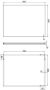 Xellanz Serra spiegel rechthoek met lijst 100 x 60 x 2 1 cm aluminium 38.3752 - Thumbnail 3