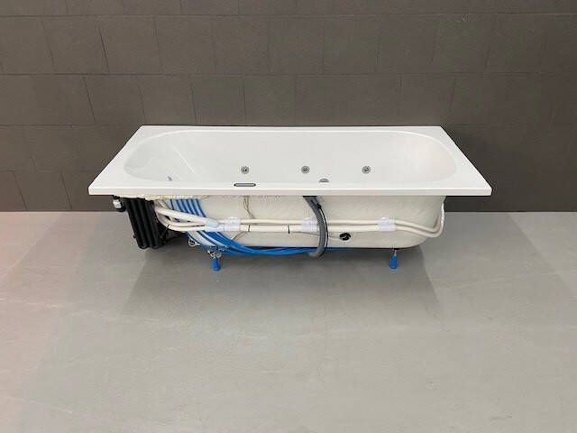 Xenz Aruba bubbelbad met Koller Advance systeem 180x80 wit