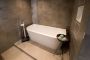 Xenz Charley vrijstaand bad 180x80cm badvulcombinatie chroom met overloop met afvoer met badvulcombinatie Middenopstelling acryl edelweiss 7005-03-VC51 - Thumbnail 5