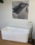 Xenz Cindy rechts vrijstaand bad 155x75 mat Wit - Thumbnail 2