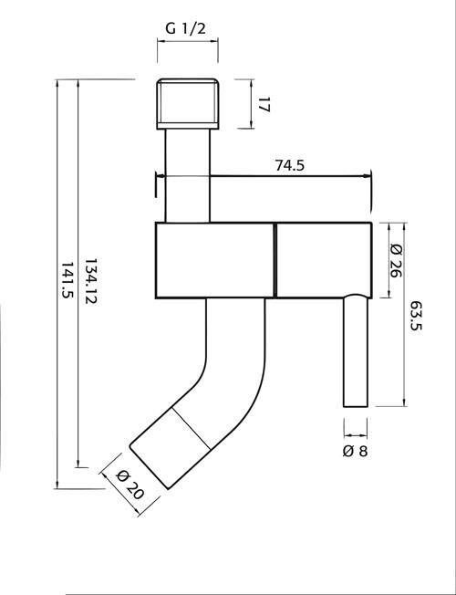 Xenz Duero Fonteinkraan chroom