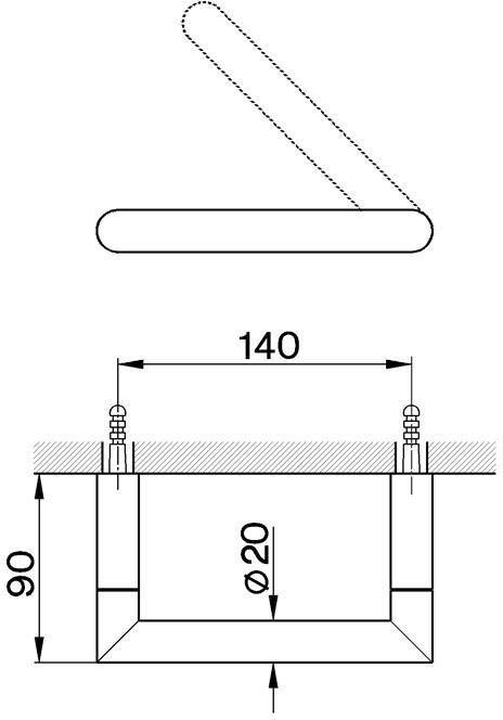 Xenz Duero toiletrolhouder zwart mat