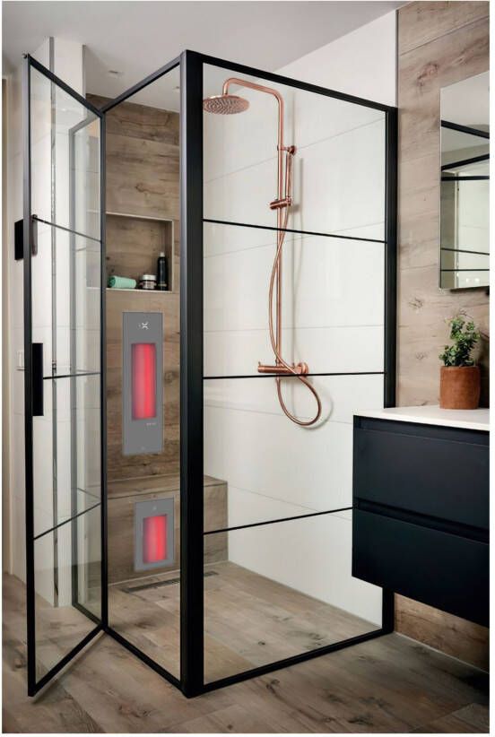 Xenz Feel Good Shower Combi maat S&M grijs