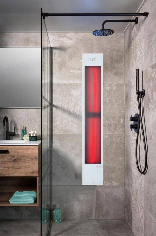 Xenz Feel Good Shower IR-L 110x20 7x13 5 grijs 1500W