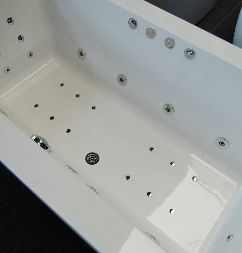 Xenz Society bubbelbad Koller WP3 systeem 190x90 wit