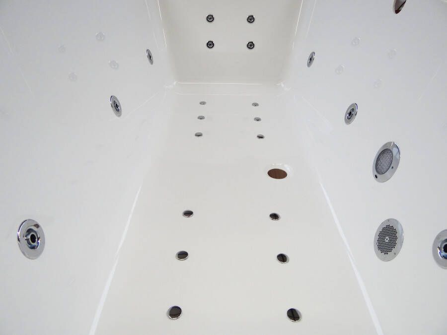 Xenz Society bubbelbad met Koller WP3 systeem 180x80 wit