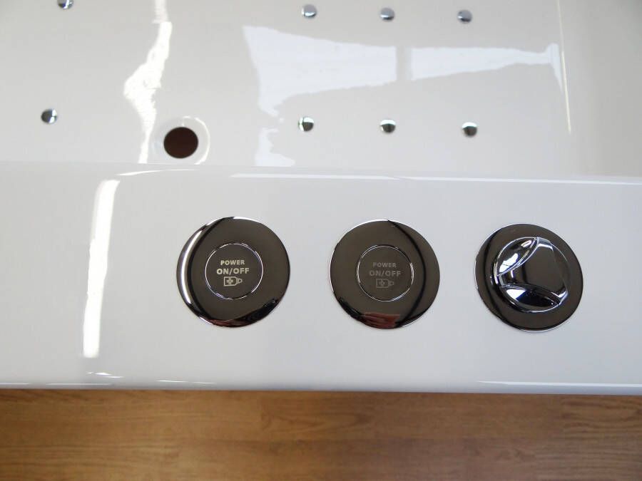 Xenz Society bubbelbad met Koller WP3 systeem 200x90 wit