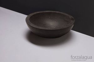 Forzalaqua Roma waskom 40x40 gezoet graniet