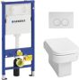 Geberit Complete UP100 set met Neuer Carré toilet - Thumbnail 1