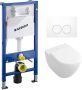 Geberit Complete UP100 set Villeroy en Boch Subway 2.0 met Delta drukplaat - Thumbnail 1