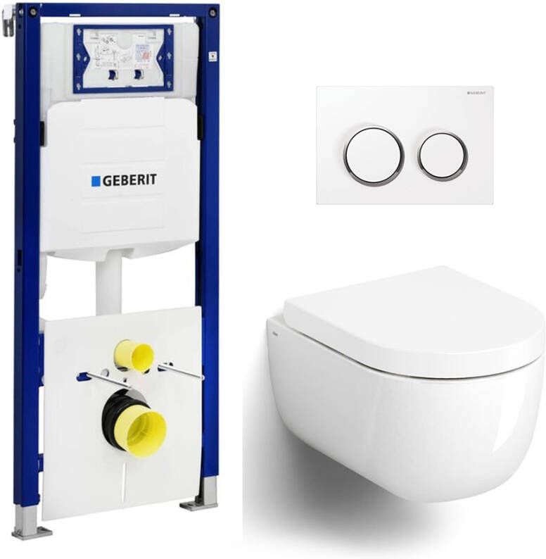 Geberit Complete UP320 set met Clou Hammock en Omega 20 drukplaat