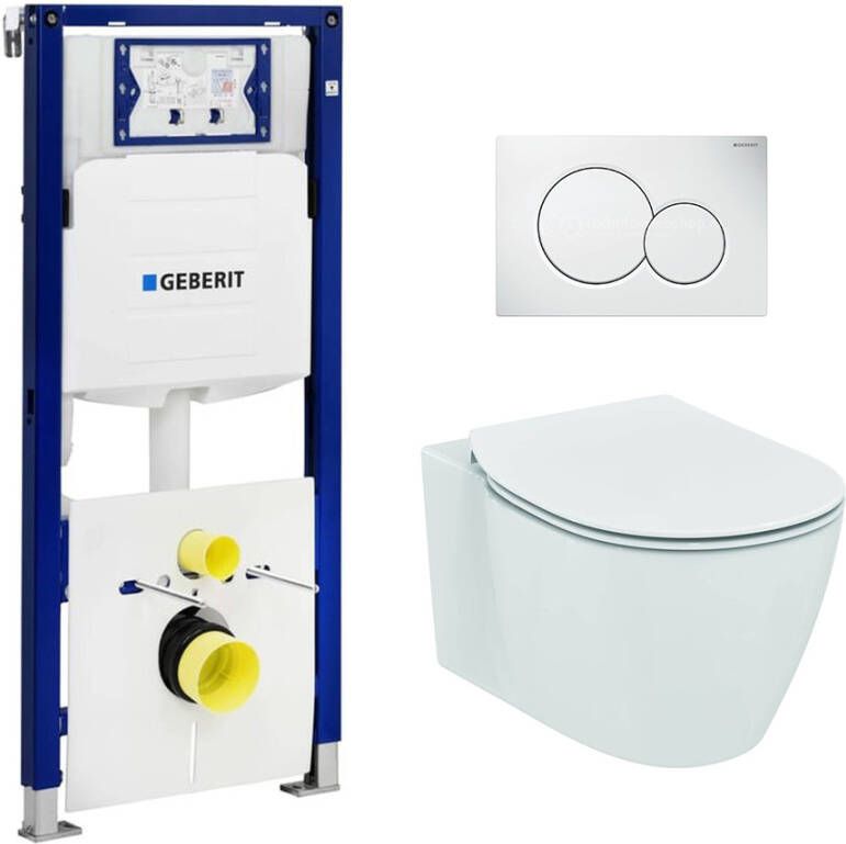 Geberit Complete UP320 set met Ideal Standard Connect Aquablade toilet