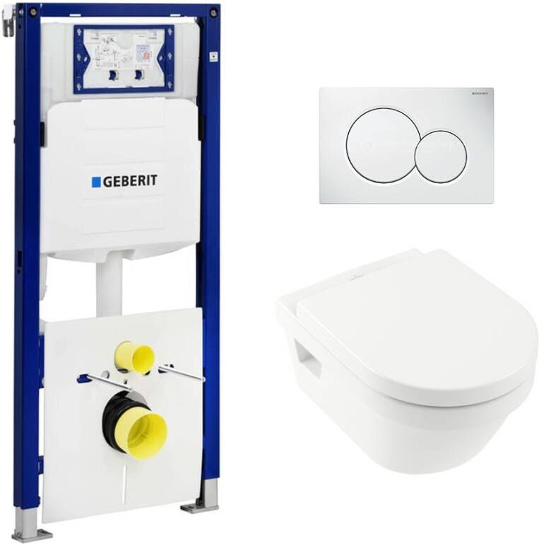 Geberit Complete UP320 set Villeroy en Boch O. omnia architectura direct flush