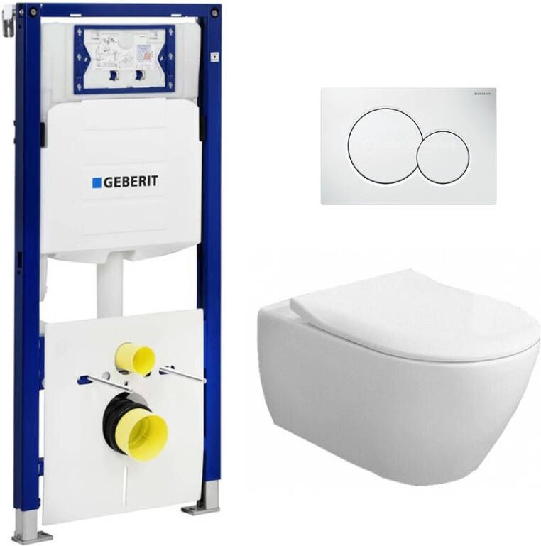 Geberit Complete UP320 set Villeroy en Boch Subway 2.0 direct flush