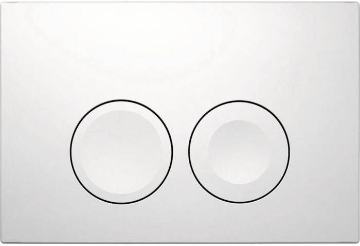 Geberit bedieningspaneel Delta 25 voor UP100 inbouwreservoirs 24 6x16 4x3 1cm glanzend wit