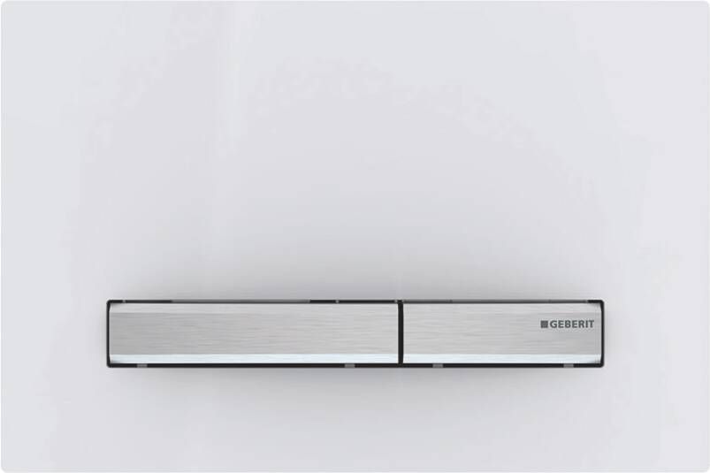 Geberit Tweedekans Sigma 50 bedieningspaneel glans wit aluminium voor Sigma reservoirs 8cm (UP720) en 12cm (UP320) 04377 - Foto 2