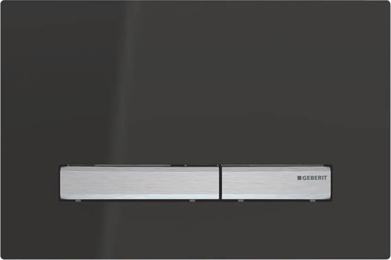 GEBERIT Bedieningsplaat spoelsysteem Sigma50 2-toets spoeling 2-knops front easy-to-clean 13x246x164mm (LxBxH) zwart - Foto 2