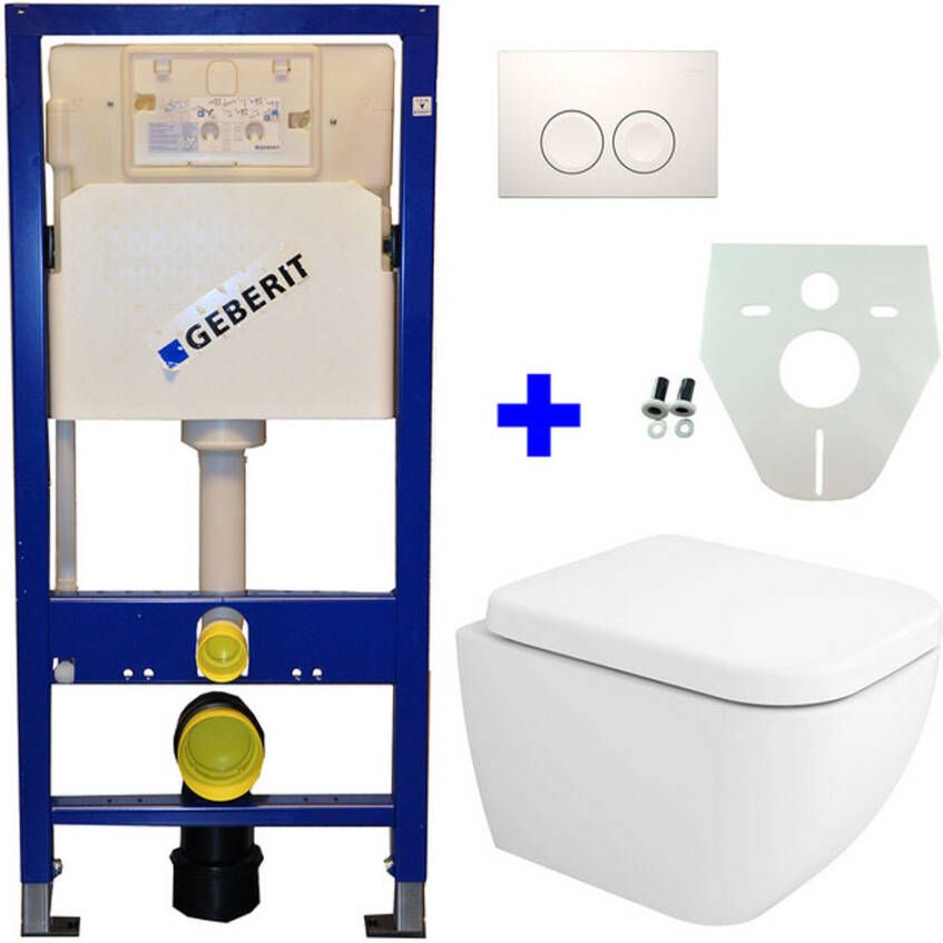 Wiesbaden Geberit UP 100 Sky wc+zitt.+ Delta 21 wit