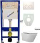 Wiesbaden Geberit UP 100 Vesta wc+ Flatline zitt.+ Delta 21 wit - Thumbnail 2