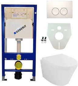 Geberit UP 100 Vesta wc+zitt.+ Delta 25 wit