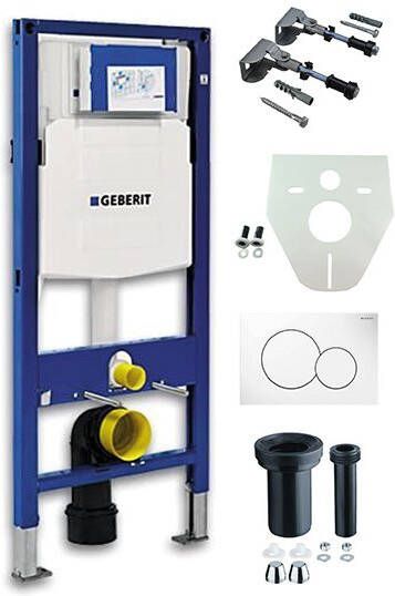 Geberit UP320 inbouwreservoir met Sigma 01 drukplaat wit