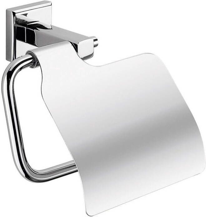 Sapho Toiletrolhouder Colorado 14.4x13.7 cm met Klep Chroom