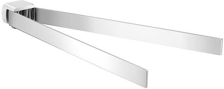 Gedy Pirenei Dubbele draaibare handdoekhouder chroom