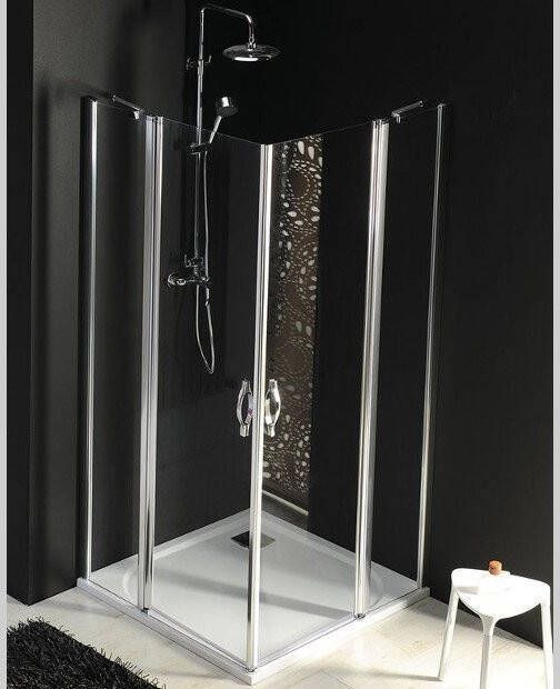 Gelco One douchecabine hoek 100x100 chroom