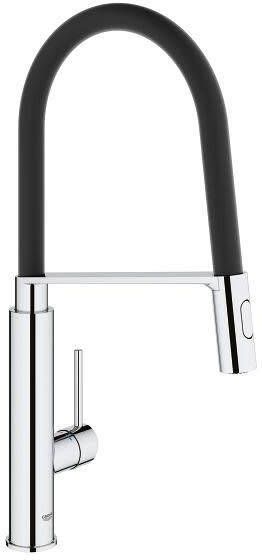 GROHE Concetto Keukenmengkraan eengreeps professionele Spray 510mm hoogte 235mm voorsprong uitloop flexibel chroom - Foto 2
