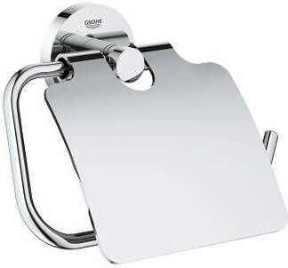 GROHE Essentials toiletrolhouder met deksel rond wand 1-gats metaal chroom 40367001 - Foto 2