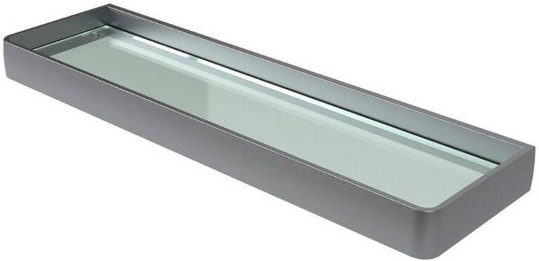 Haceka Planchet Aline Grey 46x3 5 cm Aluminium Mat Grijs