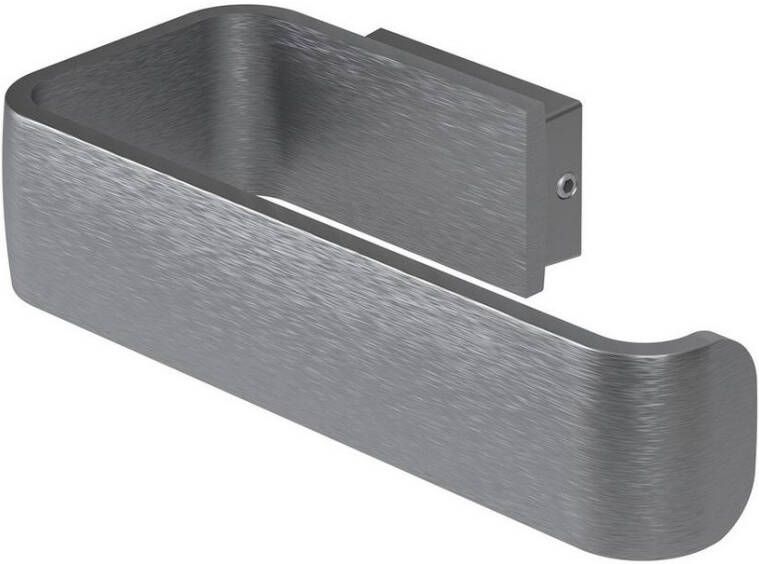 Haceka Toiletrolhouder Aline Grey 15 6x3 5 cm Aluminium Mat Grijs