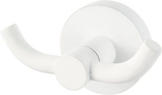 Haceka Kosmos Handdoekhaak dubbel mat wit 1208468
