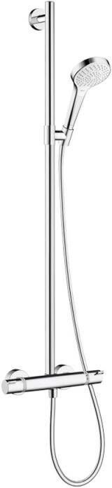 Hansgrohe Select S Croma Multi Douchekraan thermostatisch handdouche doucheslang 160cm wit chroom 27247400 - Foto 1