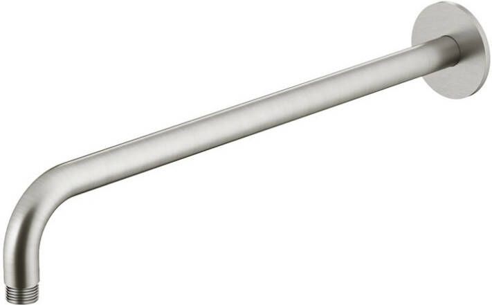 Douche Concurrent Douchearm Muur Hotbath Archie Rond 400 Geborsteld RVS