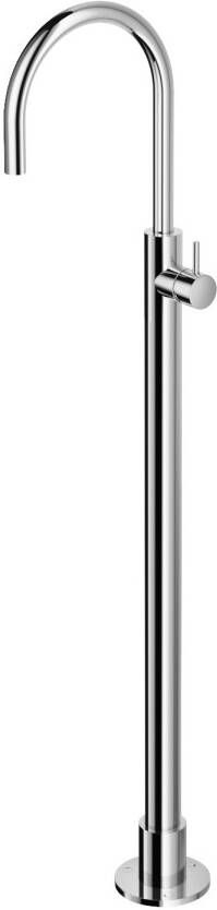 Hotbath Buddy B078W wastafelmengkraan vloermontage geborsteld nikkel - Foto 2