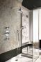 Hotbath Buddy inbouw douche set met 3 stopkranen en waterval IBS7 chroom Staafdouche - Thumbnail 1