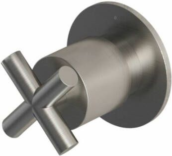 Hotbath Chap C010 inbouw stopkraan thermostatisch geborsteld nikkel